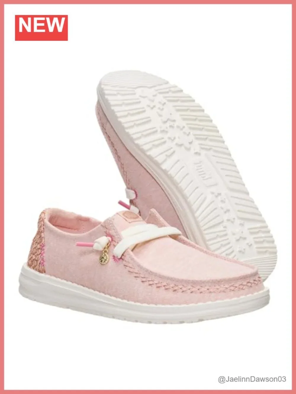 HEYDUDE Wendy Break Surf Jersey Women's Slip-On Loafer